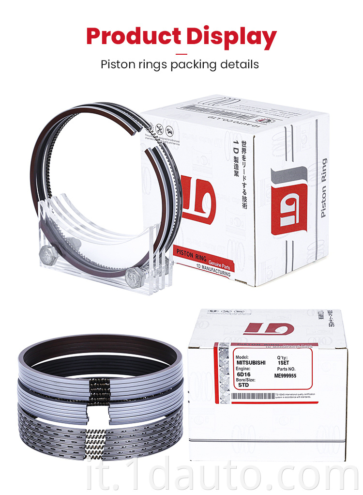 Engine Piston Ring for ISUZU Engine 6HH1